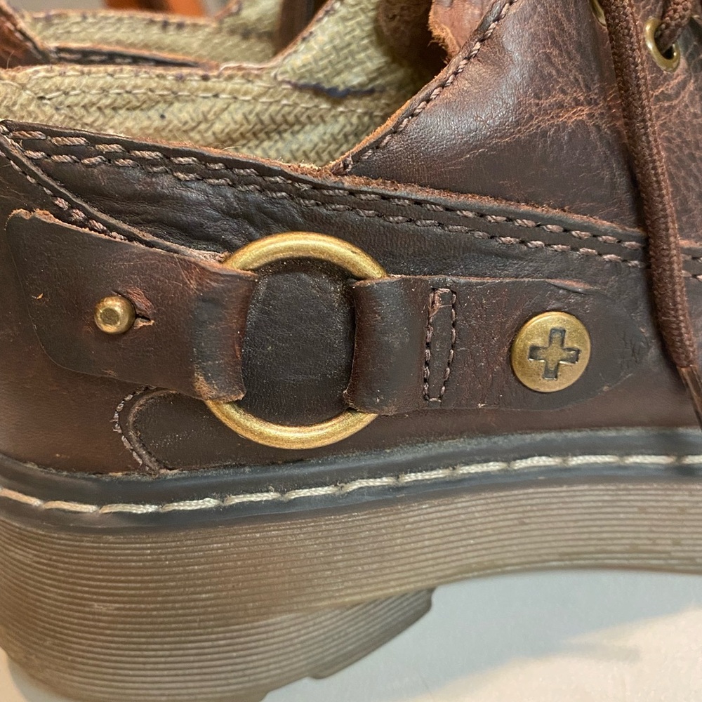 DR. MARTENS DOCS SIGMA LEATHER SHOE RARE CHUNKY SZ 39 US 8 L  GUC - Picture 9 of 16
